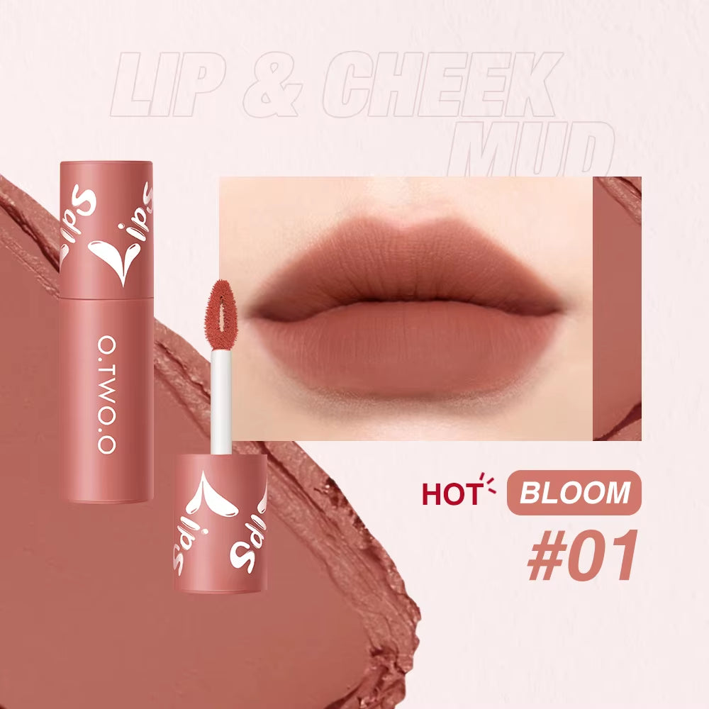 Liquid Lipstick Lip Gloss 12 Colors Waterproof Long Lasting High Pigment Lip Tint Velvet Lip Glaze Matte Lipstick Makeup